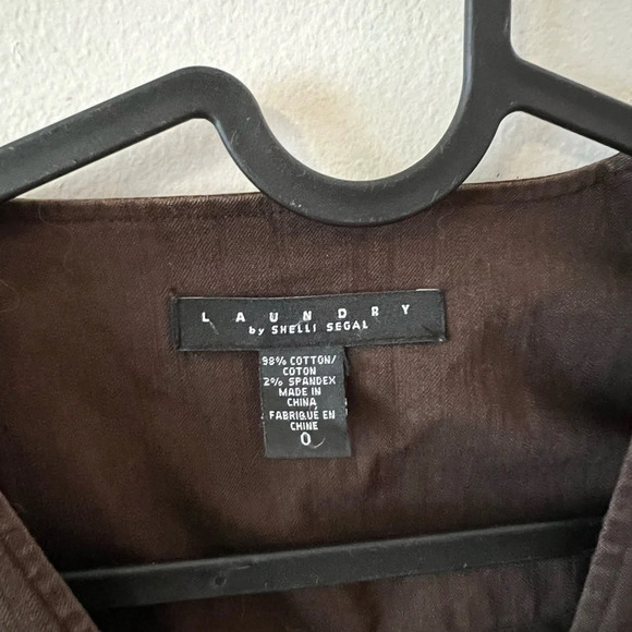 Women’s Laundry Shelli Segel Brown Lightweight Studded Jacket size 0 - Picture 3 of 3